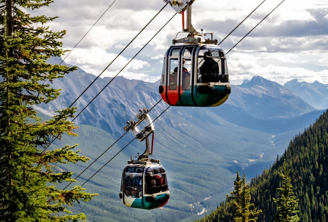 Banff Nationalpark- Bergpanorama